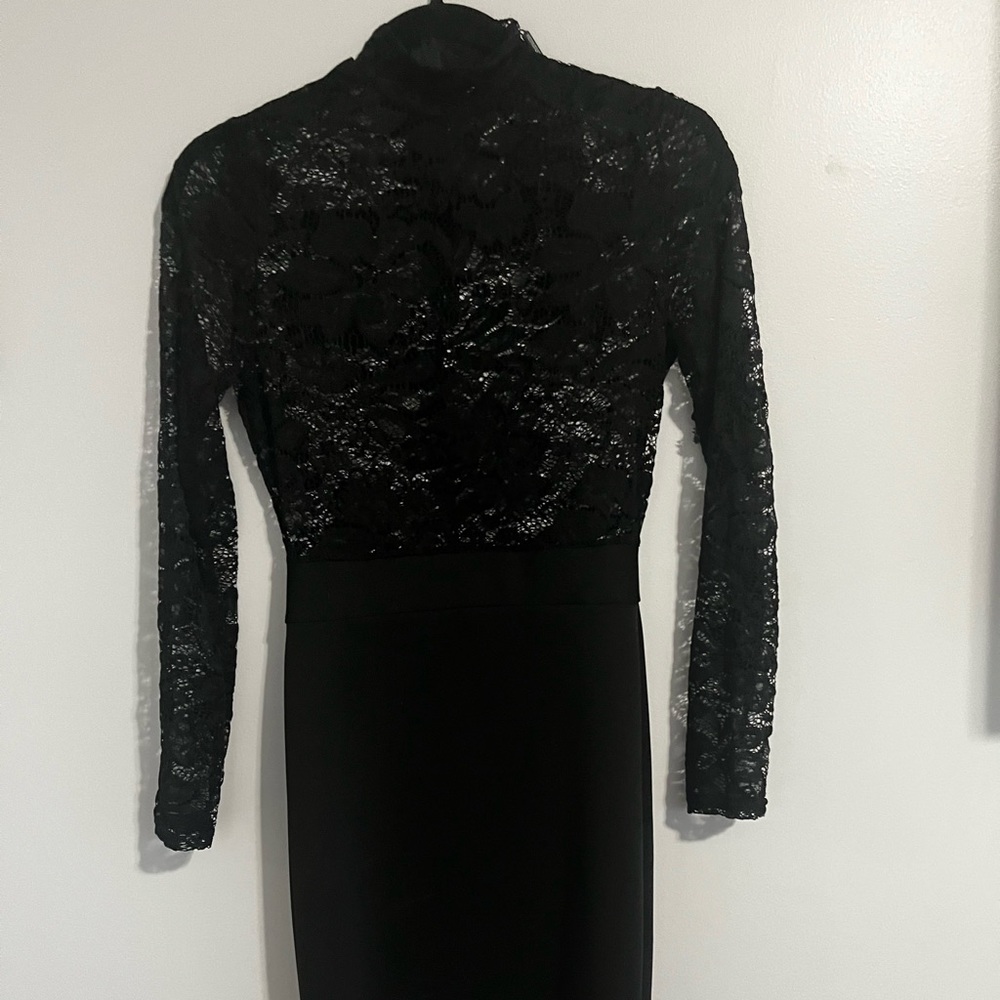 Black Lace top Bandage Dress Gorgeous! Great holiday dress!